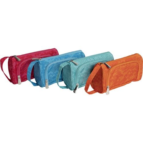 Exacompta Pencil Case 21.5 x 8.5 x 12.5 cm Assorted Pack of 6