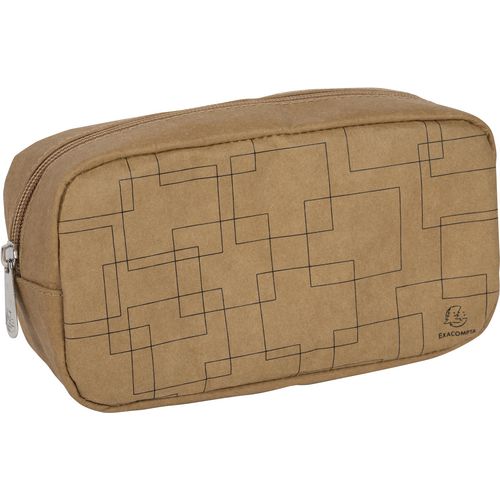 Exacompta Eterneco Pencil Case 21 x 7 x 12 cm Brown