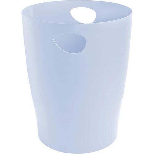 Exacompta Aquarel Waste Bin 45362D PP (Polypropylene) Pastel Blue 263 x 335 x 335 mm