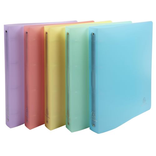 Exacompta Ring Binder 4 Rings 30 mm PP (Polypropylene) A4+ Assorted Pack of 5