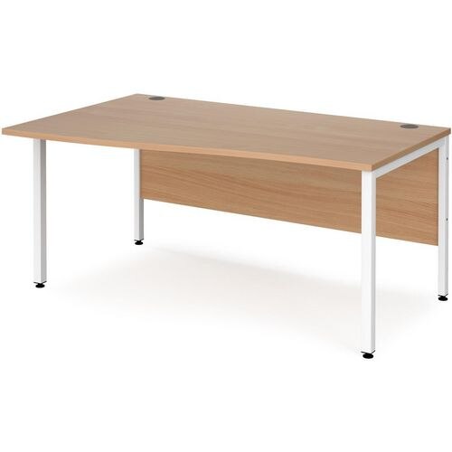 Dams International Wave Desk MB16WLWHB 1,600 x 990 x 725 x 800 - 990 mm