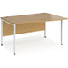 Dams International Wave Desk MB14WRWHO 1,400 x 990 x 725 x 800 - 990 mm