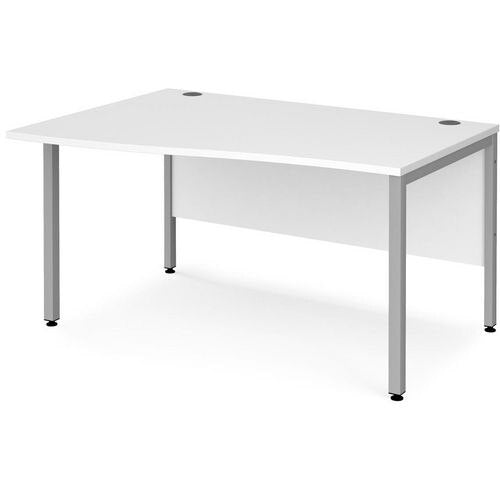 Dams International Wave Desk MB14WLSWH 1,400 x 990 x 725 x 800 - 990 mm