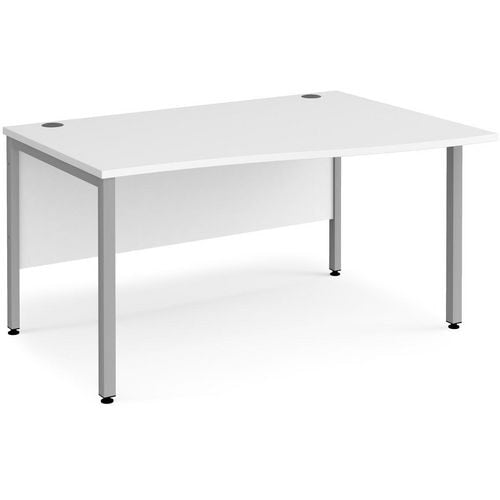 Dams International Wave Desk MB14WRSWH 1,400 x 990 x 725 x 800 - 990 mm