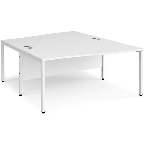 Dams International Wave Desk MB16WBWHWH 1,600 x 2,000 x 725 mm