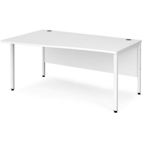 Dams International Wave Desk MB16WLWHWH 1,600 x 990 x 725 x 800 - 990 mm