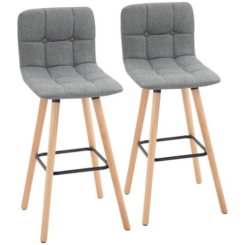 HOMCOM Bar Stool 835-530V70 Grey