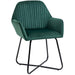 HOMCOM Accent Chair 839-128V70GN Green