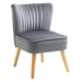 HOMCOM Accent Chair 833-811V70GY Grey