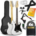 3rd Avenue 3/4 Electric Guitar Set White