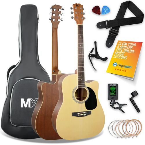 3rd Avenue Acoustic Guitar Set Natural