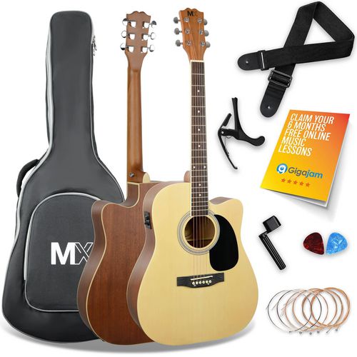 3rd Avenue Electro-Acoustic Guitar Set Natural