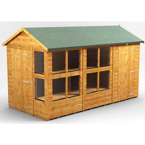 Power Apex Potting Shed 373.8 (W) x 373.8 (D) x 228.8 (H) cm 126PAPSC4