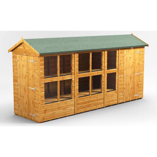 Power Apex Potting Shed 433.8 (W) x 433.8 (D) x 214.7 (H) cm 144PAPSC4