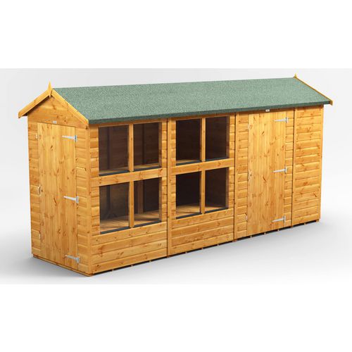 Power Apex Potting Shed 433.8 (W) x 433.8 (D) x 214.7 (H) cm 144PAPSC6