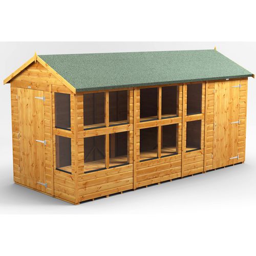 Power Apex Potting Shed 433.8 (W) x 433.8 (D) x 228.8 (H) cm 146PAPSC4