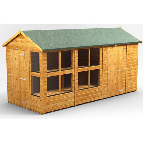 Power Apex Potting Shed 433.8 (W) x 433.8 (D) x 228.8 (H) cm 146PAPSC6