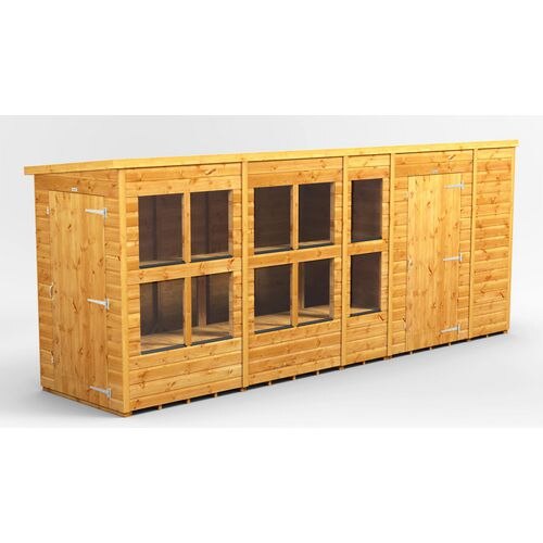 Power Pent Potting Shed 493.8 (W) x 493.8 (D) x 202.8 (H) cm 164PPPSC6