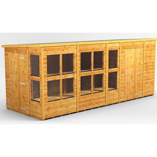 Power Pent Potting Shed 493.8 (W) x 493.8 (D) x 202.8 (H) cm 166PPPSC6