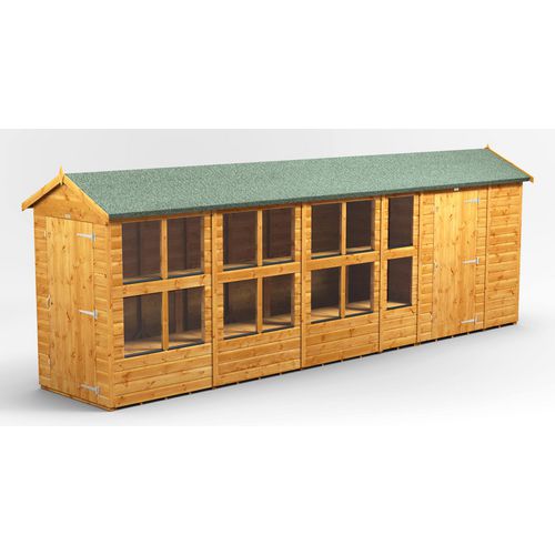 Power Apex Potting Shed 612.8 (W) x 612.8 (D) x 214.7 (H) cm 204PAPSC6