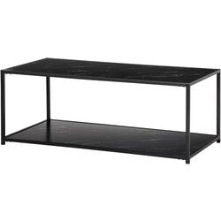 HOMCOM Coffee Table 839-236BK 600 (W) x 1,200 (D) x 460 (H) mm