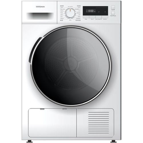 Statesman THP08W Heat Pump Tumble Dryer 845 x 595 x 650 mm 8 kg White