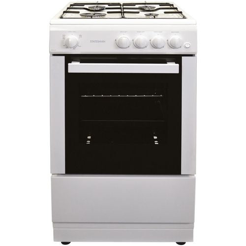 Statesman Gas Cooker STUDIO2 1 W 51 L Single Cavity 900 x 500 x 600 mm White