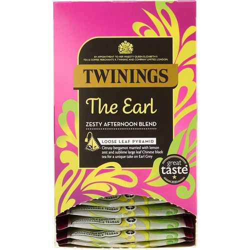 Twinings Black Tea The Earl Bergamot and Lemon Pack of 15