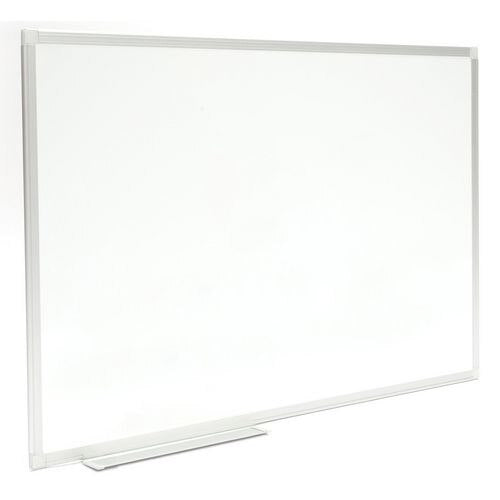 Whiteboard Wall Mounted Magnetic Lacquered Steel Single 90 (W) x 60 (H) cm