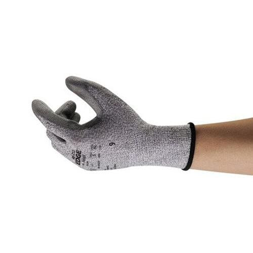 Ansell Non-Disposable Handling Gloves PU (Polyurethane) Size 8 Grey 12 Pairs