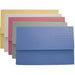 Guildhall Document Wallet DW250-ASTZ A4, Foolscap Flap Cardboard Landscape 27 (W) x 14 (D) x 37.5 (H) cm Assorted Pack of 50