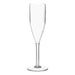 Seco Champagne Glass PC (Polycarbonate) 190 ml Transparent Pack of 6