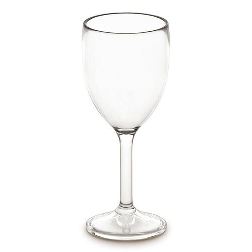 Seco Wine Glass PC (Polycarbonate) 265 ml Transparent Pack of 6