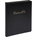 Exacompta Guest Book Cardboard, Leather Black 4711E 23 (W) x 27 (D) x 3.8 (H) cm