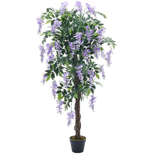 Living and Home Artificial Plant PE (Polyethylene) 150 cm Purple