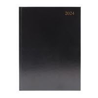 Desk Diary Wtv A4 Black 2024