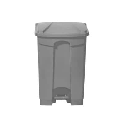 GPC Grey Pedal Bin, 45L