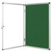 Bi-Office Enclore Indoor Lockable Notice Board Non Magnetic 15 x A4 Wall Mounted 116 (W) x 98 (H) cm Green