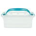 Whitefurze Carry Storage Box 5 L Transparent 31 x 20.5 x 12 cm