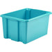 Whitefurze Stack&Store Storage Box 5 L Teal 29 x 20 x 15 cm