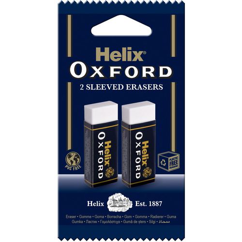 OXFORD Eraser White Pack of 2