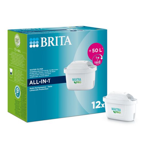 BRITA Maxtra Pro 1053090 Water Filter Cartridges White Pack of 12