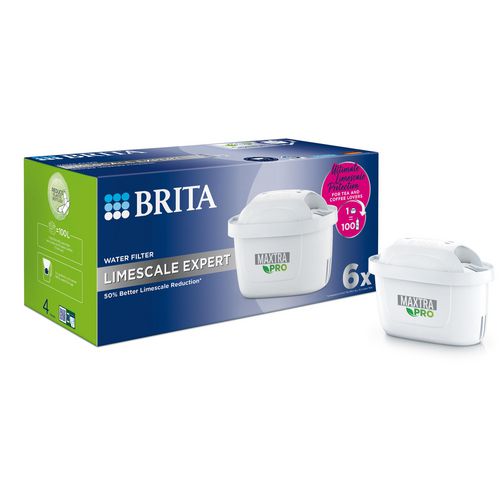 BRITA Maxtra Pro 1050915 Water Filter Cartridges White Pack of 6