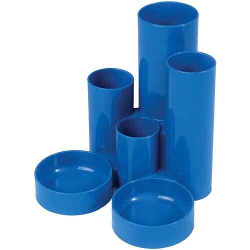 Deflecto Desk Organiser Plastic Blue