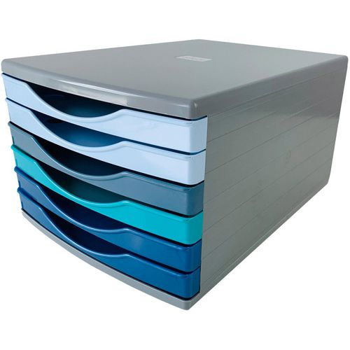 Deflecto Letter Tray Plastic Cool Breeze 29 x 40 x 21.4 cm