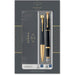 Parker Ballpoint Pen 2093381 1 mm Blue Pack of 2