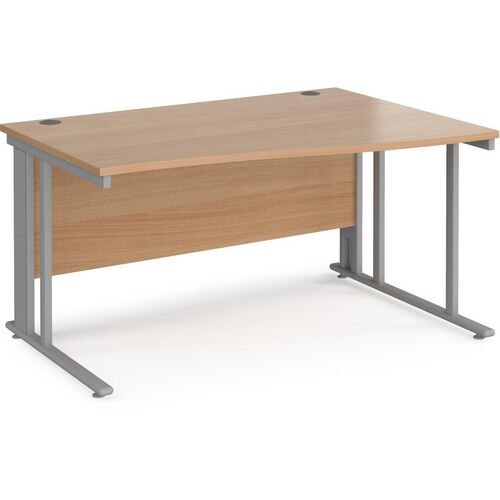 Dams International Wave Desk MCM14WRSB 1,400 x 725 x 800 - 990 mm