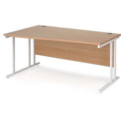 Dams International Wave Desk MC16WLWHB 1,600 x 725 x 800 - 990 mm