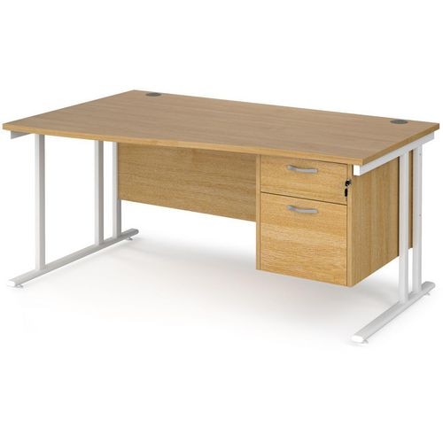 Dams International Wave Desk MC16WLP2WHO 1,600 x 725 x 800 - 990 mm