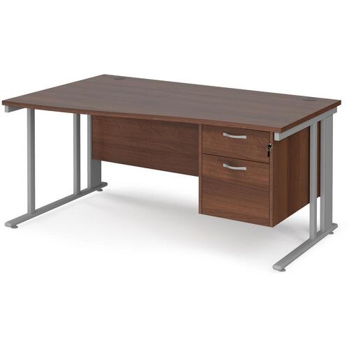 Dams International Wave Desk MCM16WLP2SW 1,600 x 725 x 800 - 990 mm